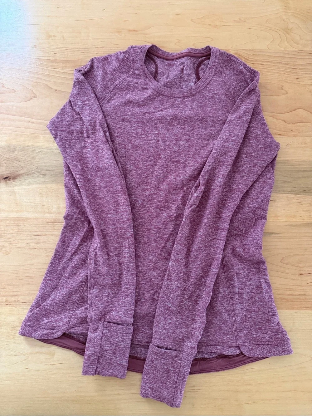 lululemon athletica Long-Sleeve Crewneck Top - Dusty Mauve Heather